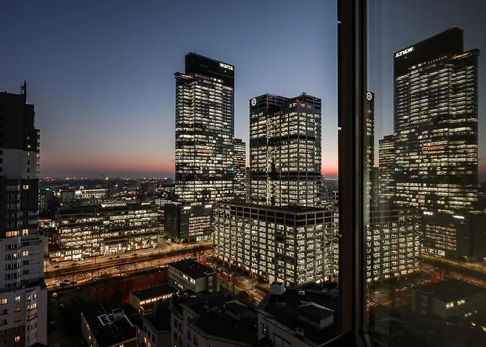 Shortstaypoland Platinum Towers Skyline